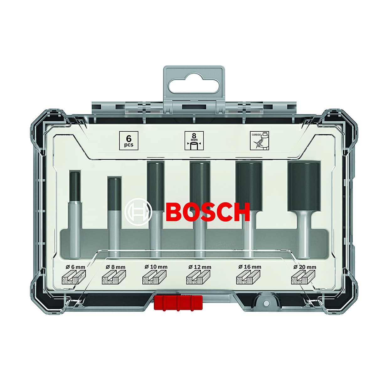 Straight Router Bit Set 6pcs